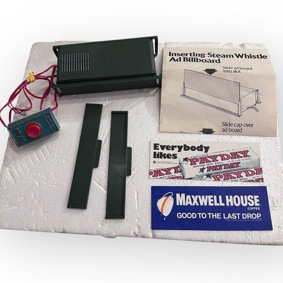 Tyco Prestomatic Steam Whistle Billboard Ad Insert Mechanism Vintage Collectible - Picture 6 of 13